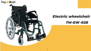 Mejor proveedor de silla de ruedas eléctrica Topmedi TM-EW-028