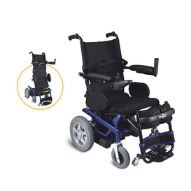 Silla de ruedas eléctrica plegable de pie