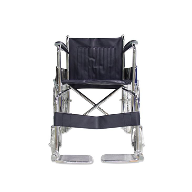 Venta de silla de ruedas plegable de acero inoxidable