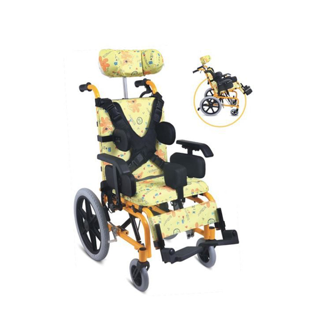 Silla de ruedas para niños con necesidades especiales paralizados