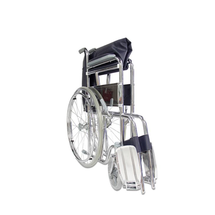 Venta de silla de ruedas plegable de acero inoxidable