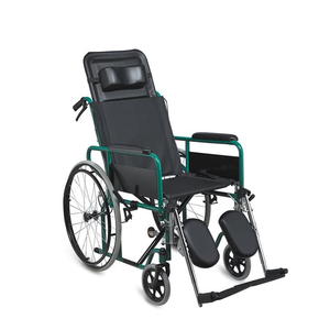 Silla de ruedas reclinable para equipos médicos